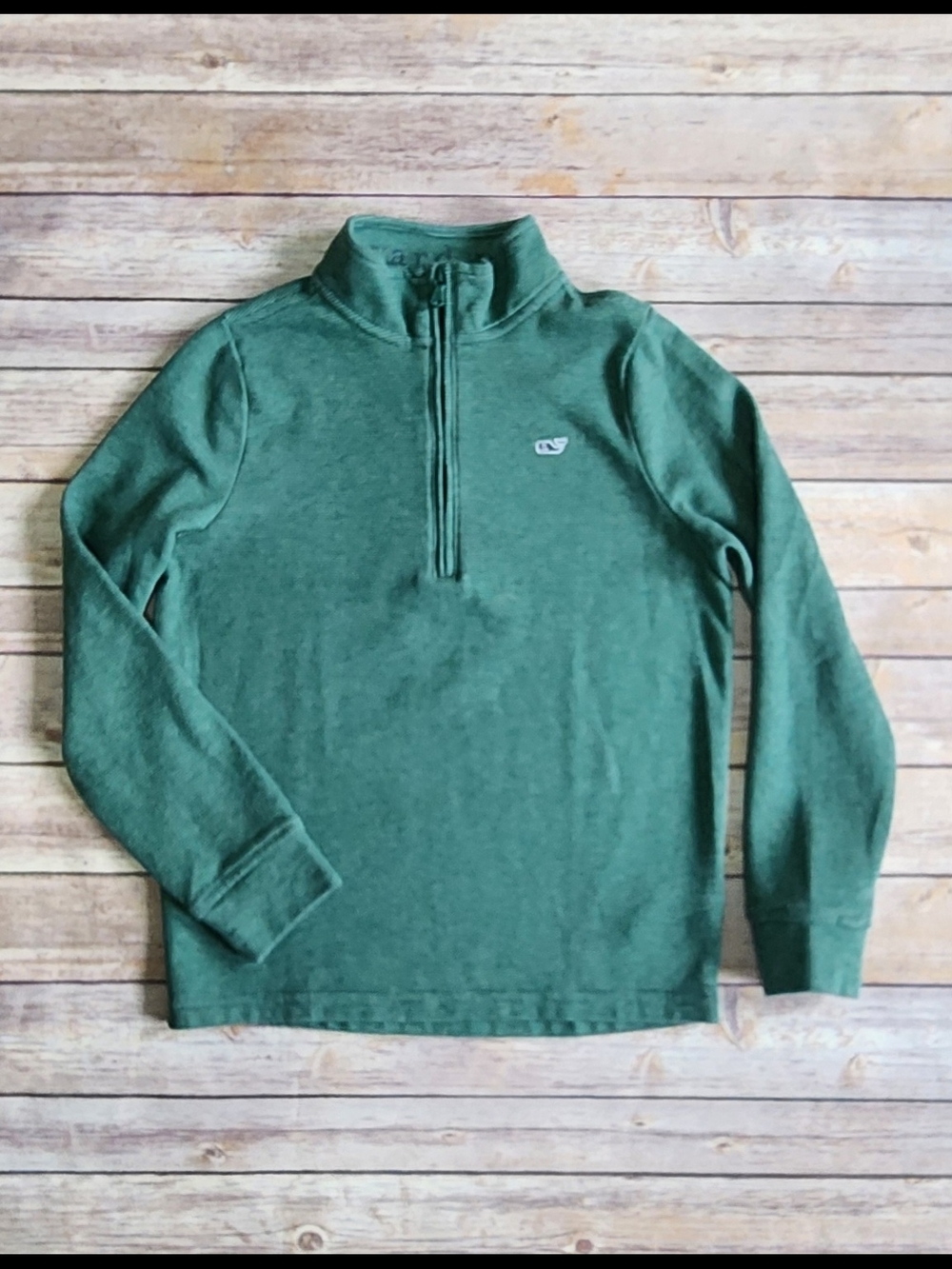 Vineyard Vines Boys Saltwater Quarter Zip Size S (8-10)